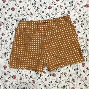 yellow high waisted shorts